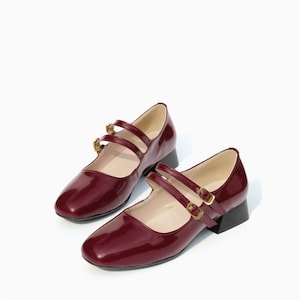 Double strap mary jane shoes hotsell