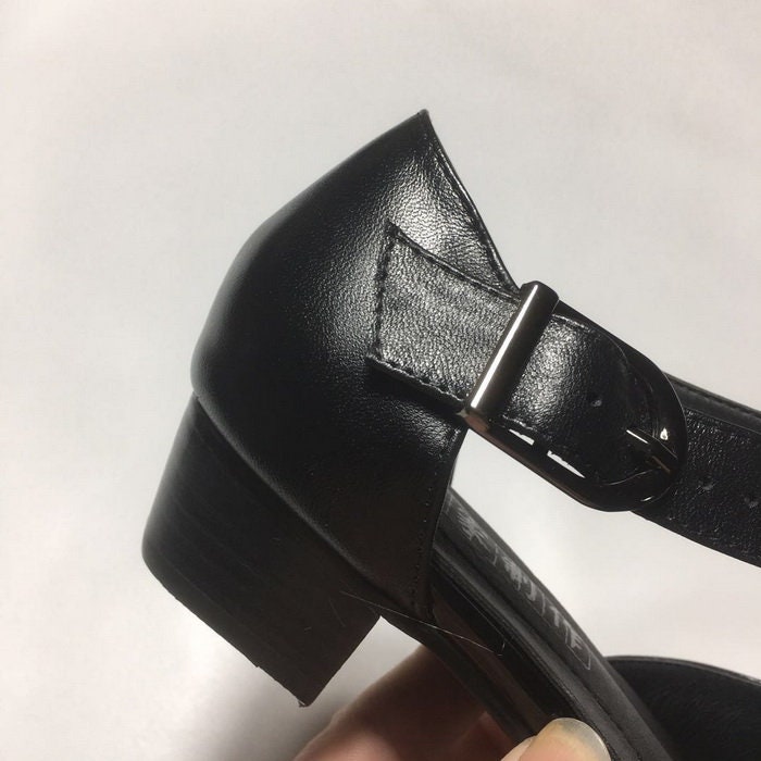 Custom Handmade Shoes T Belt Vintage Mary Jane Shoesblack - Etsy