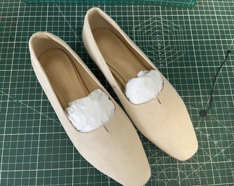 Size35/US4.5 Only one Pair! Handmade Flat Shoes for Ladies, ,Comfortable Leather Flat shoes,Women shoes,Slip ons