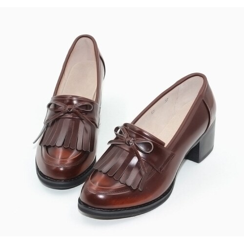 Customizable Handmade Genuine Leather Loafer Women's Flat - Etsy