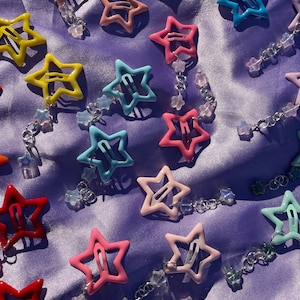 Star hair clips