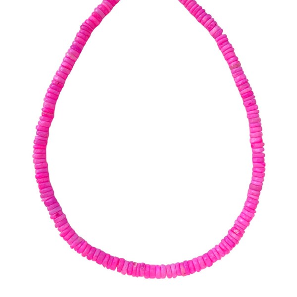 Hot Pink Necklace Etsy