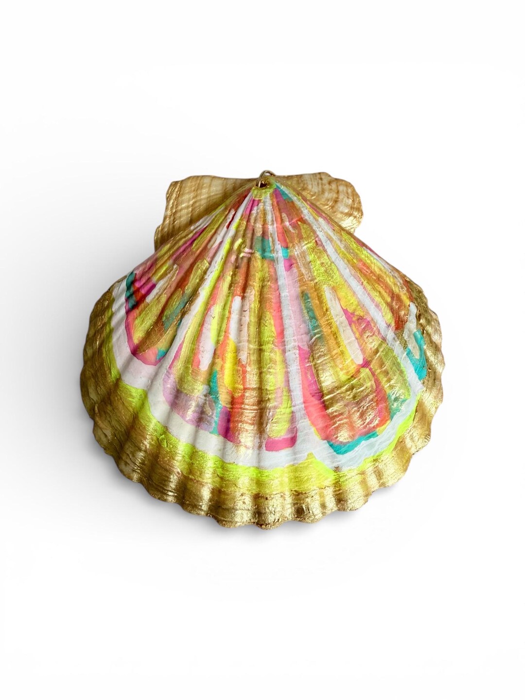 Shell Real Charms Hand-painted Shell Charm - Etsy
