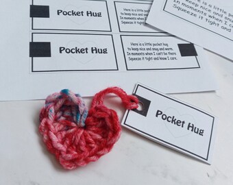 Printable Pocket Hug - Etsy