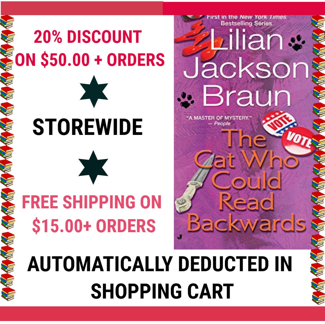 thumbnail interactive-video image 1 of The Cat Who Went Bananas By Lilian Jackson Braun – Good Condition Paperback 1 of 2