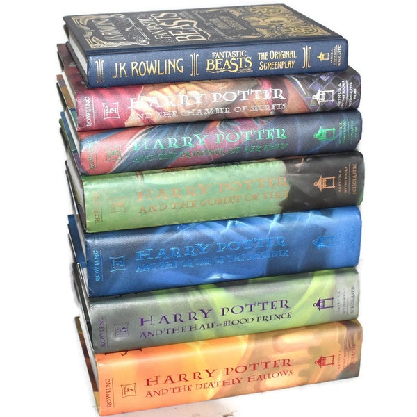 Leather Bound Harry Pottter Books Etsy