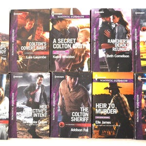 Lot of 10 Books Harlequin Romantic Suspense Series