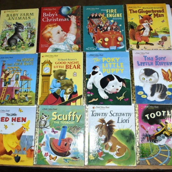 Little Golden Books Classics Theme ~ Pick and Choose ~ Mix and Match Individual Titles ~ or Maybe a Discounted Blind Date Book Bundle