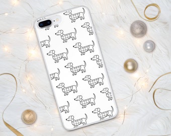 Dog Case for iPhone-Puppy phone case-Dachshund phone case-For iPhone 15-For iPhone 14-For iPhone 13-For iPhone 11-ForiPhone 17-Custom Gifts