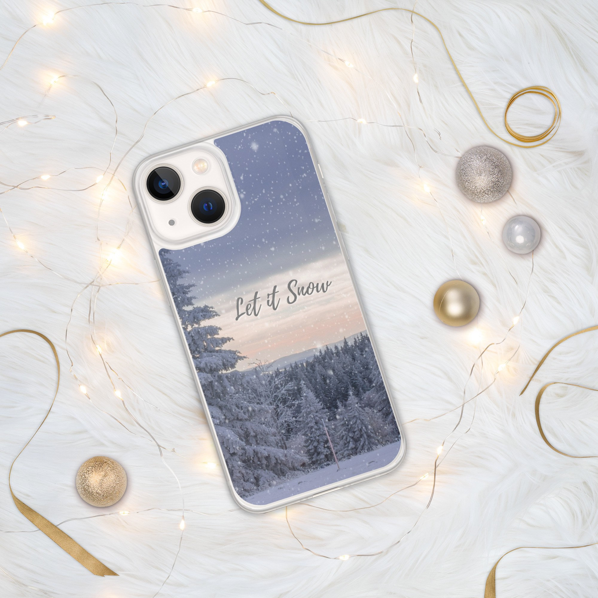 Let It Snow Case for Iphonesnow Phone Casewinter Phone Etsy UK