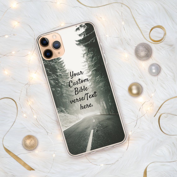 Custom Bible Verse Case for iPhone-Christian case-For iPhone 15-For iPhone 14-For iPhone 13-For iPhone 11-For iPhone SE-For iPhone 17