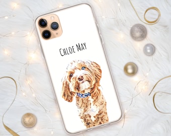 Custom Pet Portrait Case for iPhone-Custom Pet Drawing-Custom phone case-For iPhone 17-For iPhone 14-iPhone 13-For iPhone 11-Custom Gift