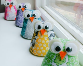 Owl Pincushion - Owl Paperweight