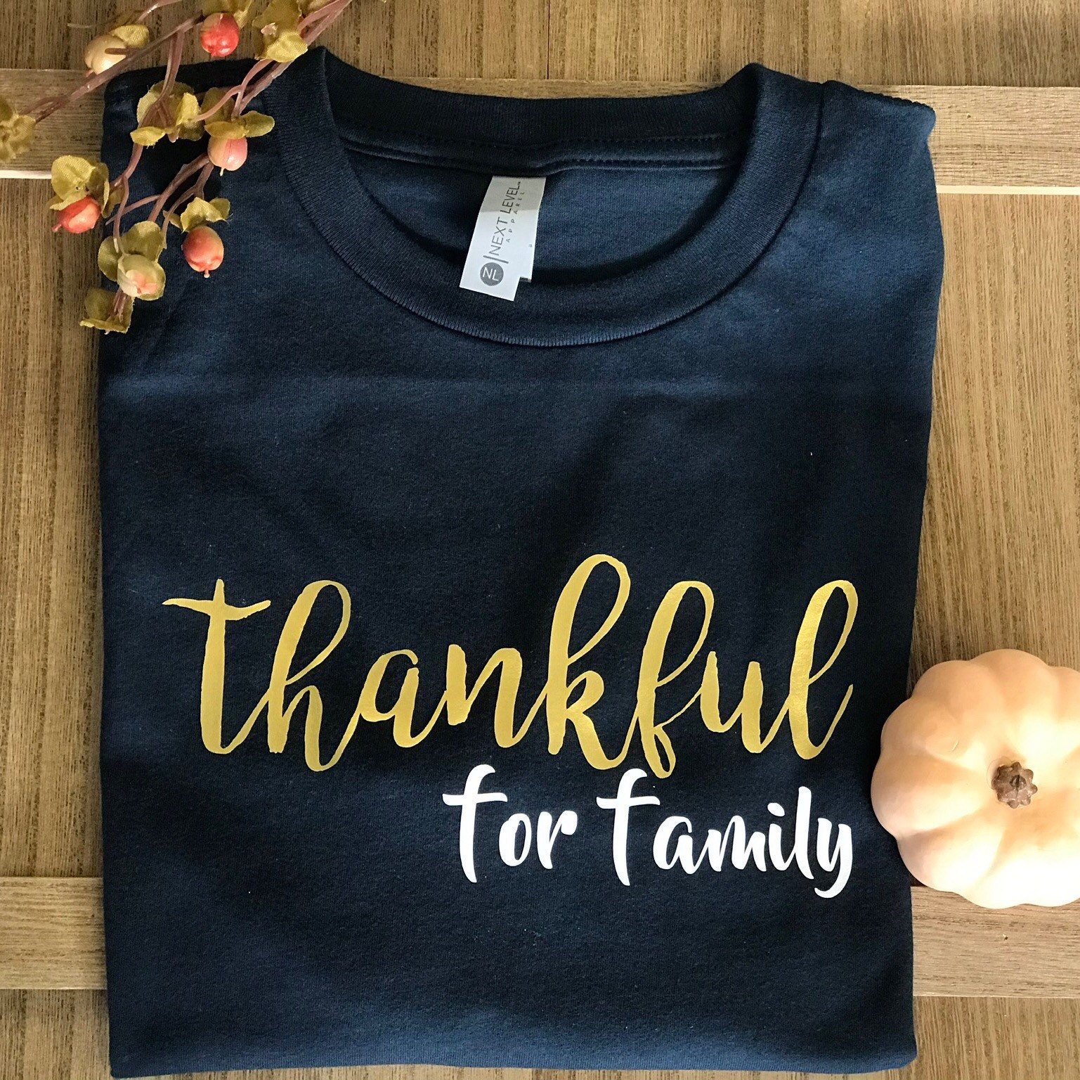 thankful family shirts