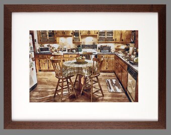 Heartland Kitchen Watercolor style digital print file
