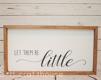 Let them be little | Etsy