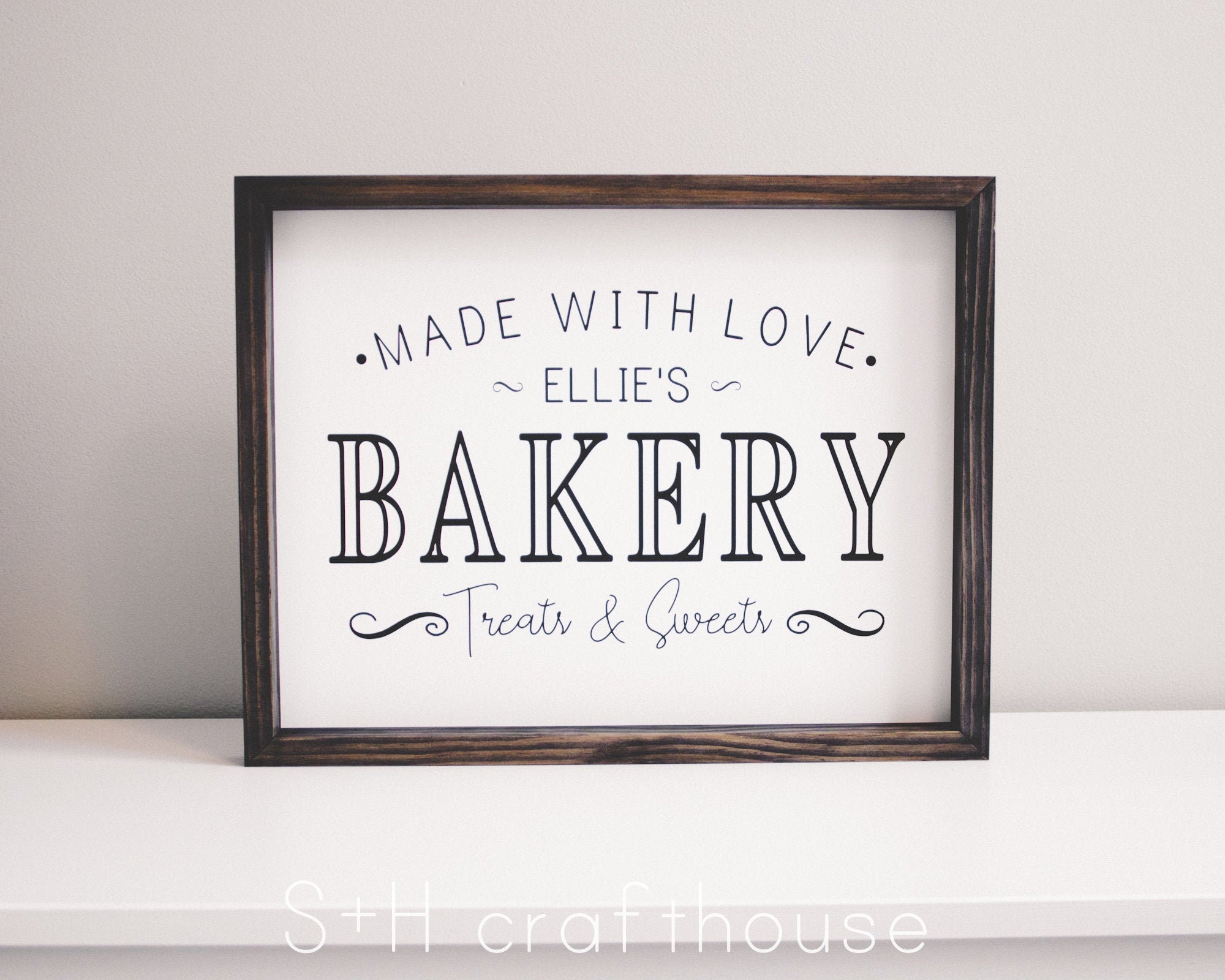 Personalized BAKERY Sign - Baker Gifts - Pastry Chef - Baking Gifts ...