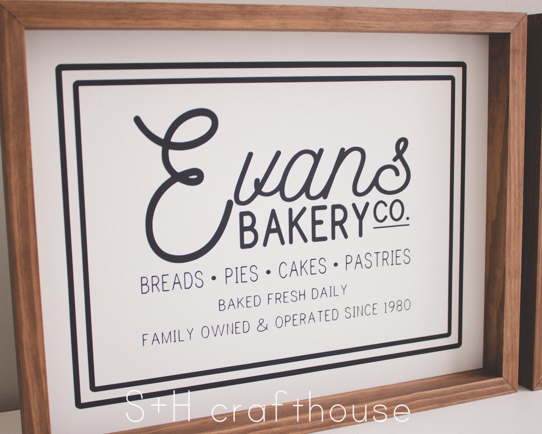 Bakery Sign Personalized - Bakery Decor - Pastry Chef - Baking Gifts ...
