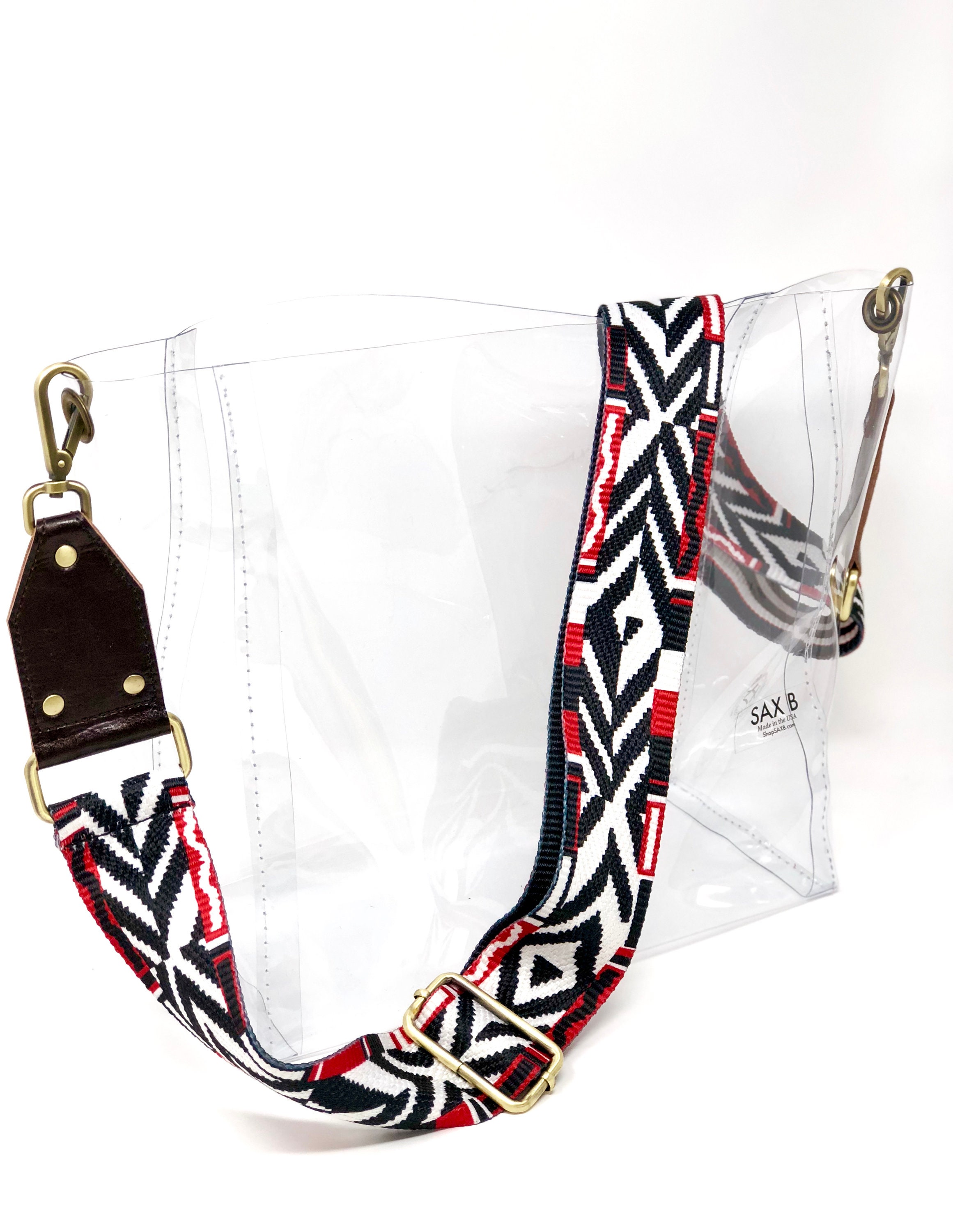 Guitar Strap Purse Clear Purse Small Clear Stadium Bag Etsy