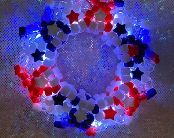 RWB “July 4th” Kandi Cuff