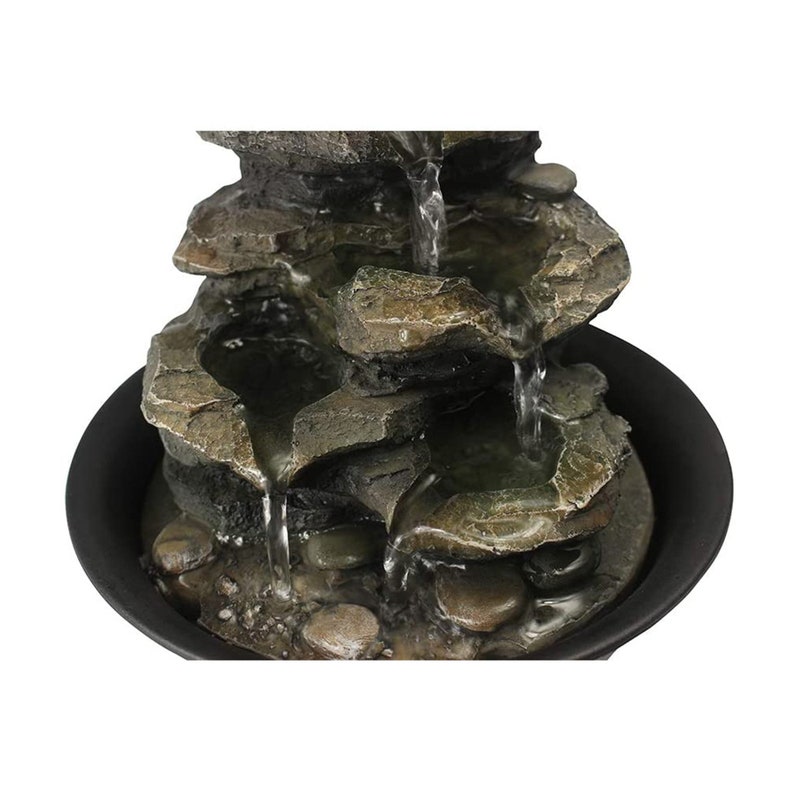 Spinning Orb Rock Indoor Tabletop Water Fountain Zen Etsy