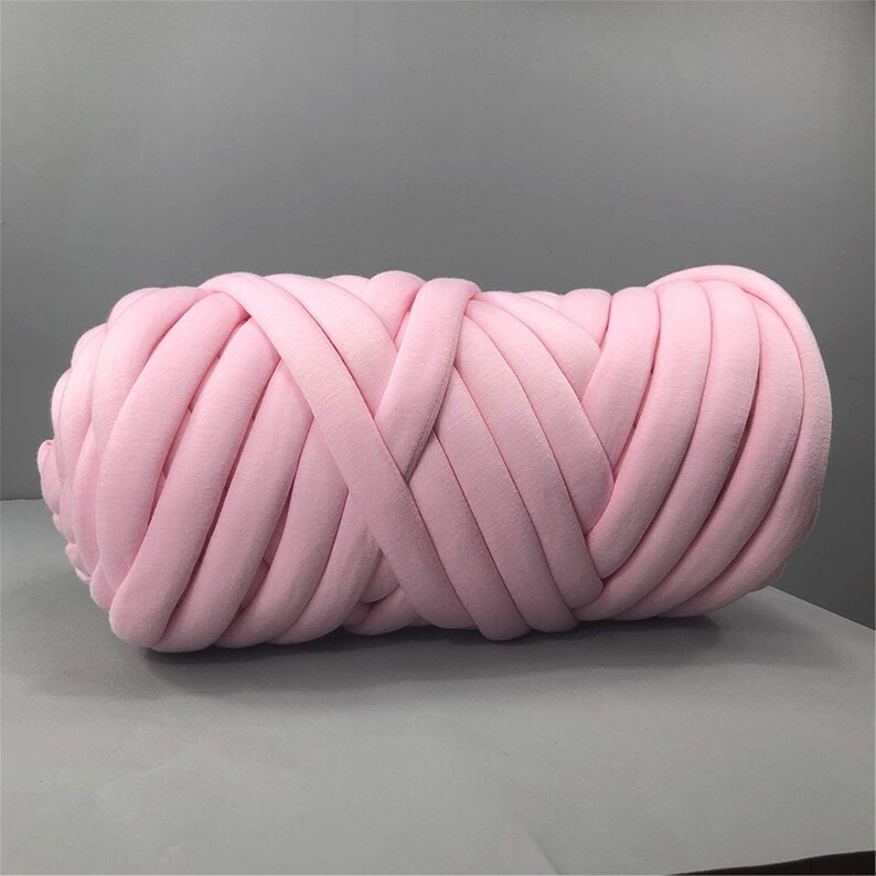 Cotton Yarn Cotton Tube Yarn Chunky Knit Yarn Hand Etsy