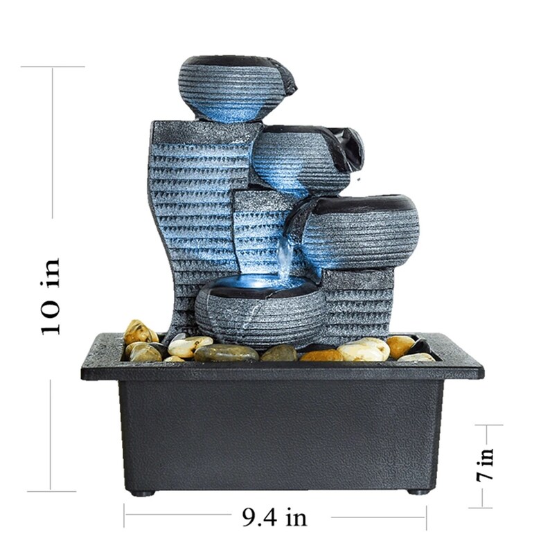 Tabletop Water Fountains Indoor Decor Portable Decor Etsy