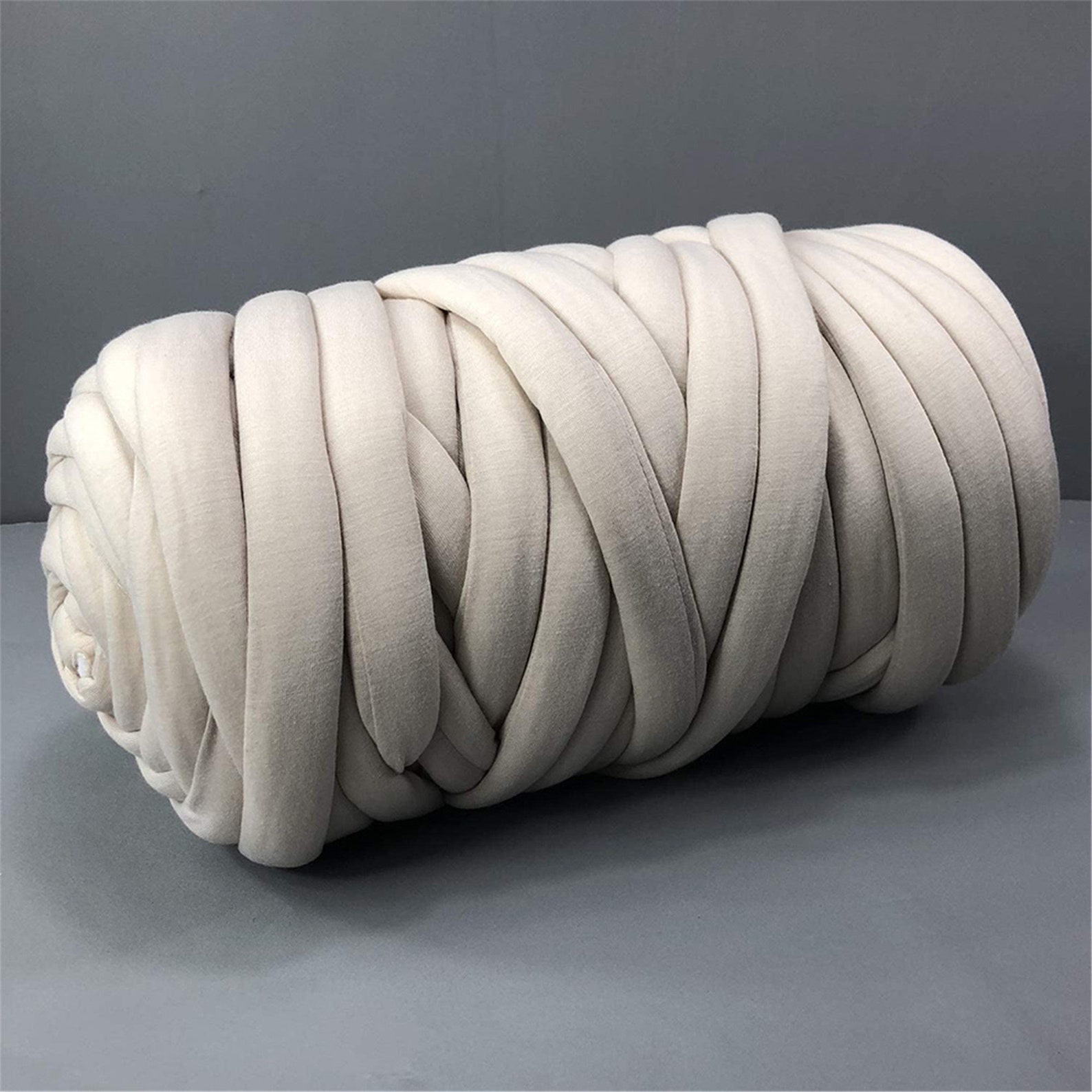 Cotton Yarn Cotton Tube Yarn Chunky Knit Yarn Hand Etsy