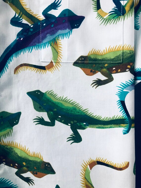 iguana hawaiian shirt