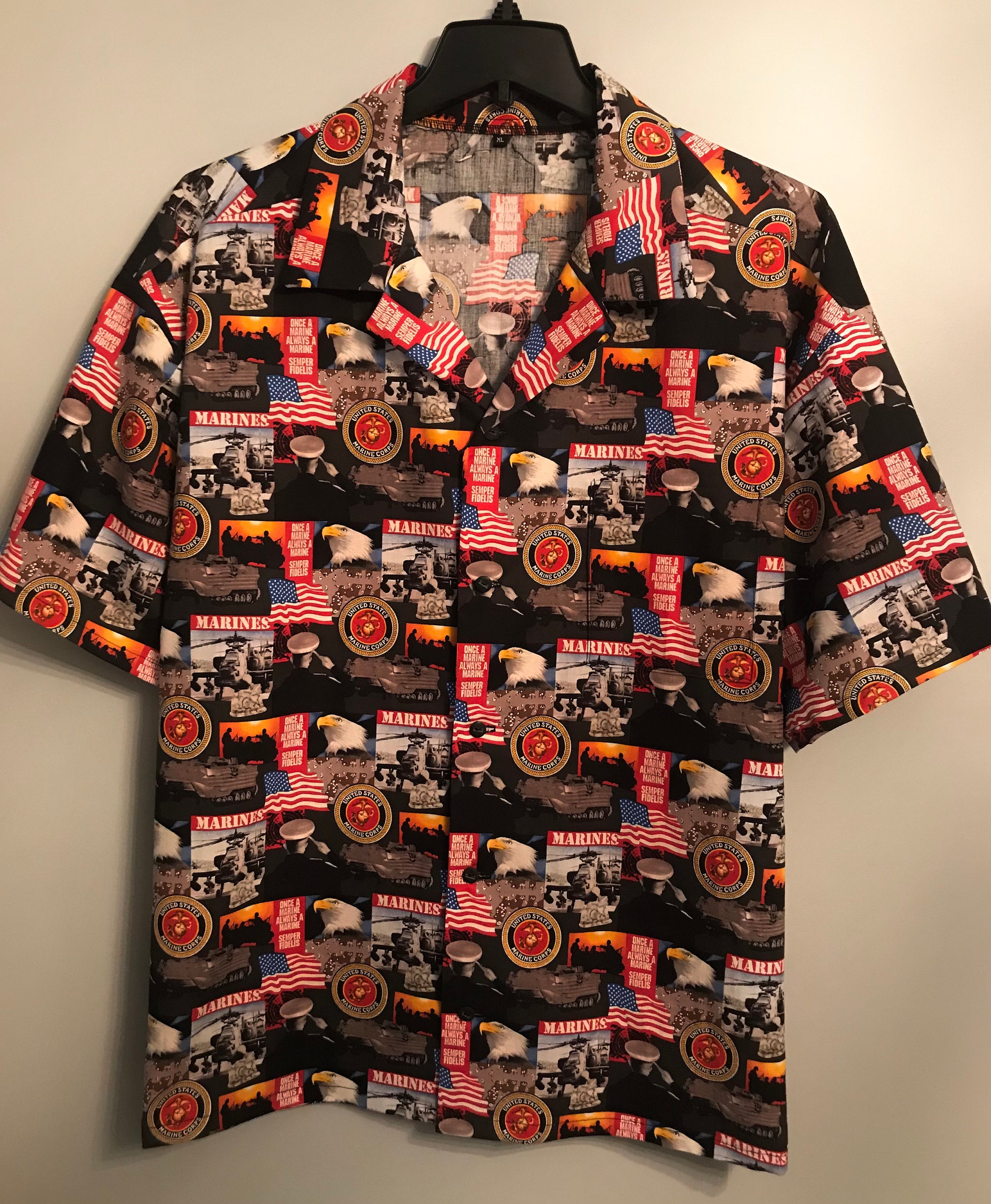 US Marines Hawaiian Shirt