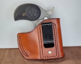 Rowdy Bond A Roughneck Shell Loops Probag Made USA OWB Clip Leather Holster 