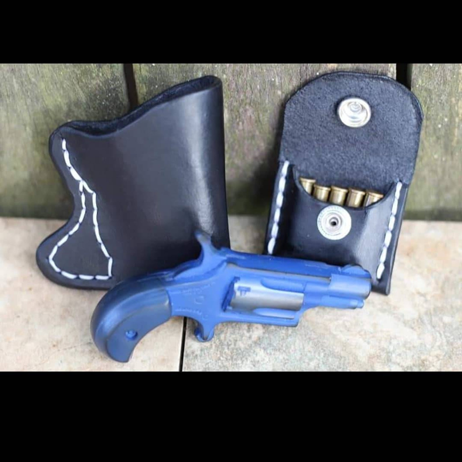 NAA mini revolver pocket holster/ammo wallet combo. North Etsy Italia