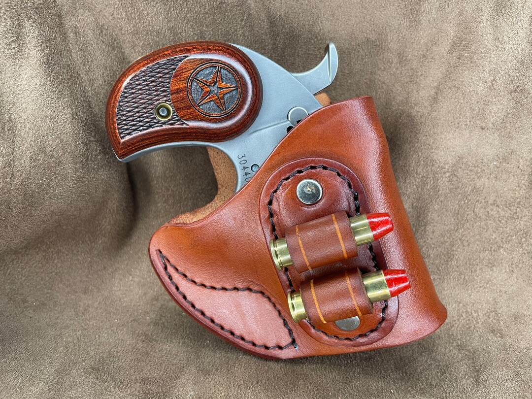 Bond Arms Roughneck 2.5 Inch Barrel Derringer Holster. No Trigger Guard