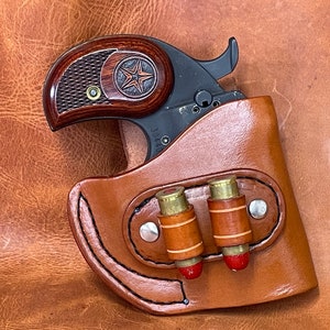 Bond arms Rowdy holster. OWB with ammo loops 45 colt/410