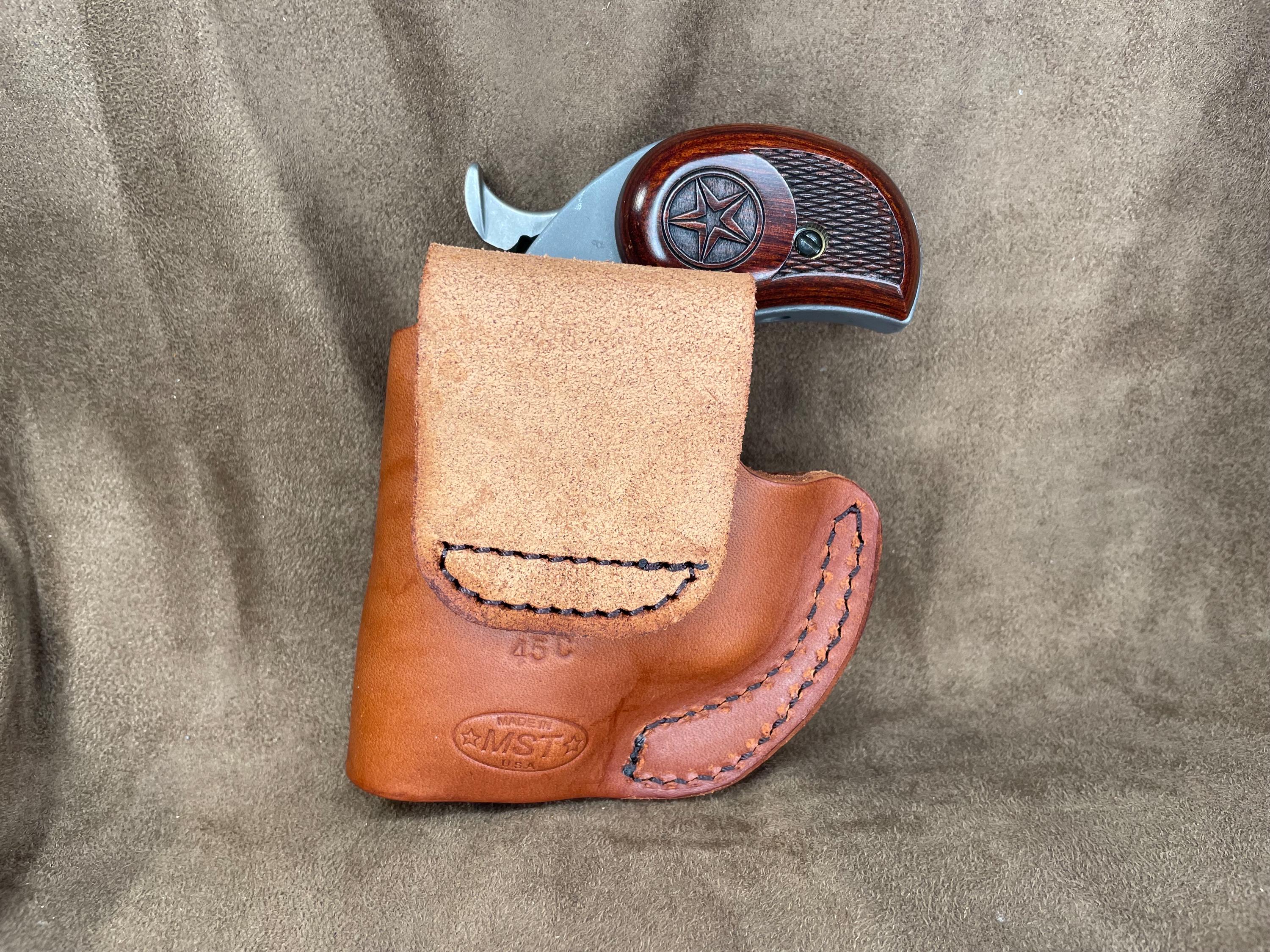 Spartan Tactical Custom Kydex Holster For Bond Arms Rowdy Derringer – OWB, Left Or Right Hand, Snug Fit