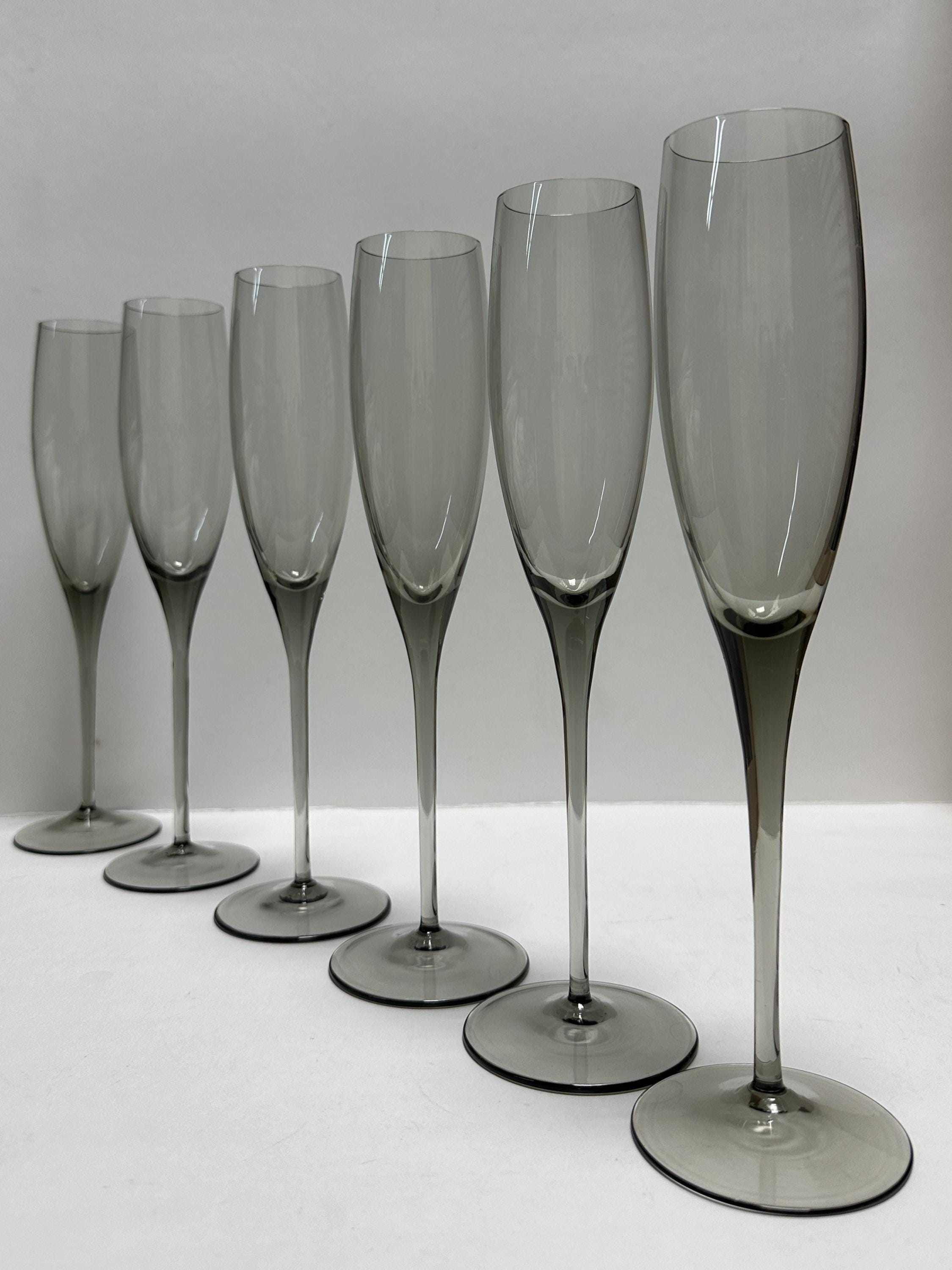 Lot De 4 Verres à Flûte Sans Tige Mikasa 'Cheers' - 230ml - Cristal Transparent - Neufs - Garantie 5 Ans