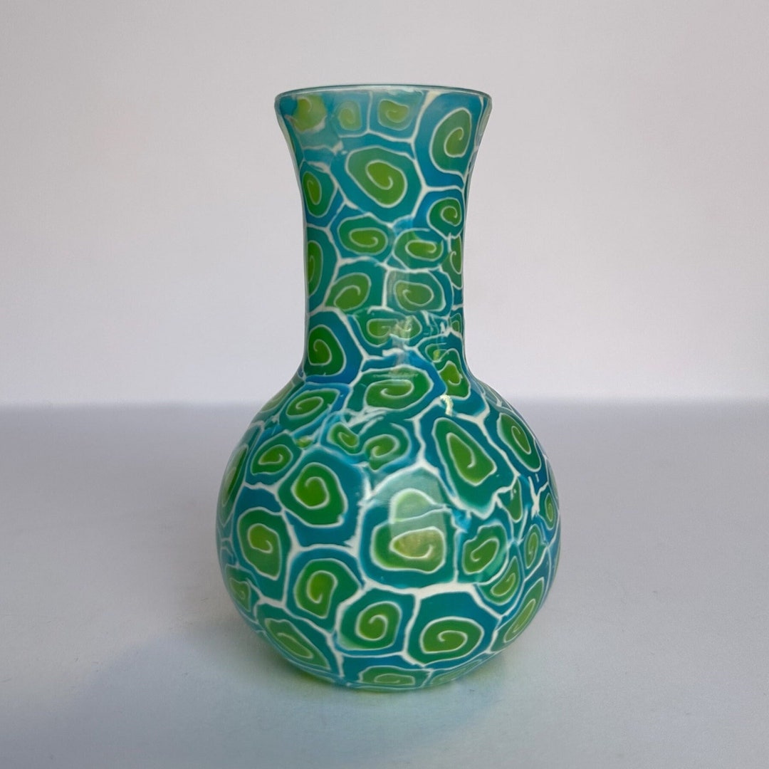 Vintage Miniature Glass Vase Etsy