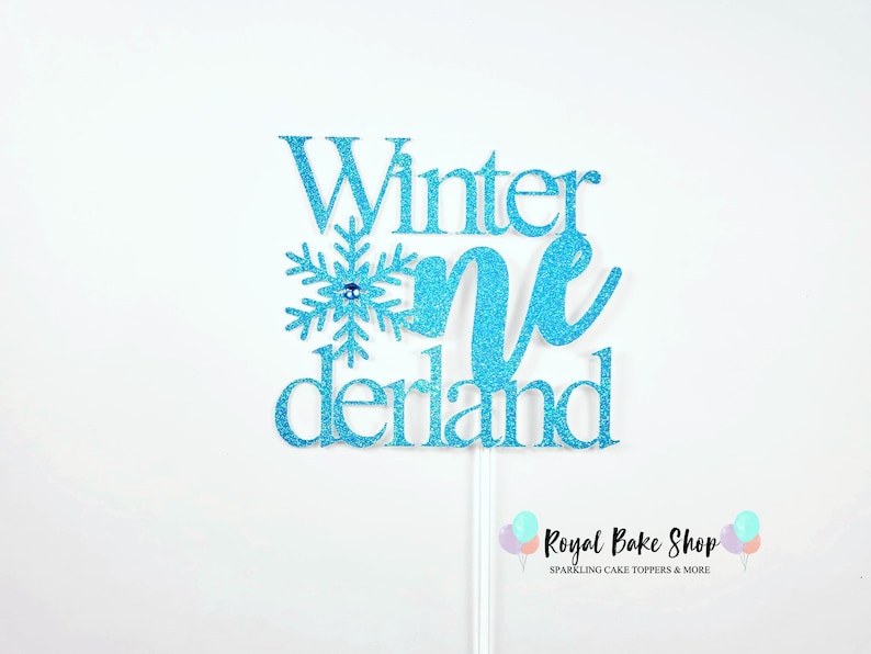 Winter Onederland cake topper 1st Birthday Cake Topper Winter Wonderland theme First Birthday Decor Winter Cake Topper for Boy