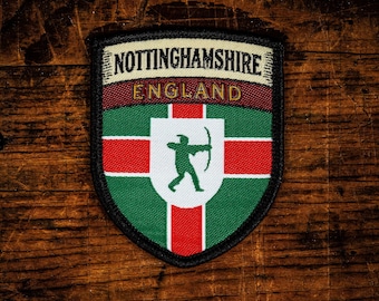 Nottinghamshire county flag patch