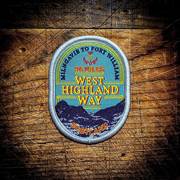 West Highland Way woven adventure patch