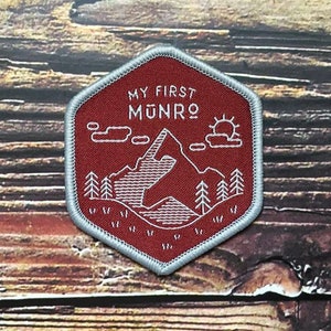 My First Munro woven patch (Scotland)