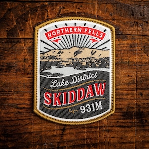 Skiddaw (Lake District National Park, England) Woven Patch