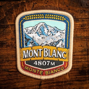 Mont Blanc Aufnäher
