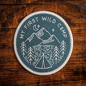 My First Wild Camp woven patch