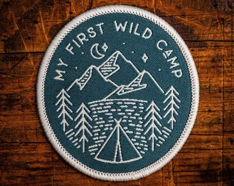 My First Wild Camp woven patch