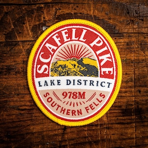 Scafell Pike (Lake District National Park, England) Woven Patch