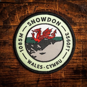 Snowdon (North Wales) Woven Patch