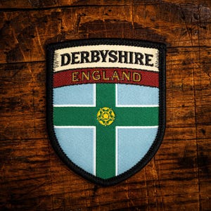 Derbyshire county flag patch