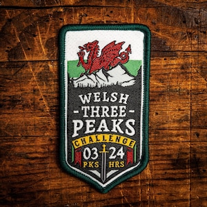 Welsh Three Peaks Challenge patch