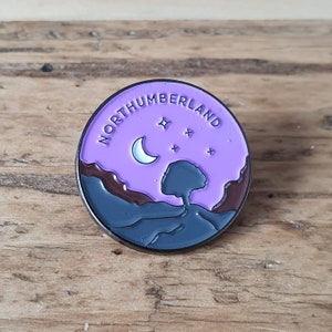 Northumberland National Park enamel pin